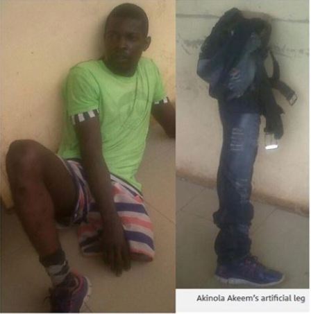 One Legged Thief Found Inside Ceiling In Lagos Photo 1