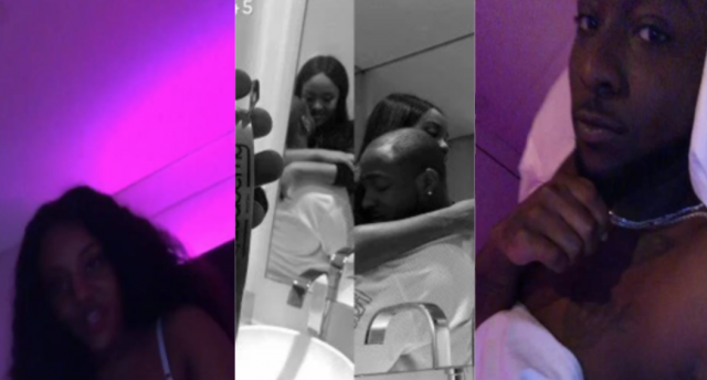 See what Davido Caught did with Chioma when they were alone in their bedroom (Video)