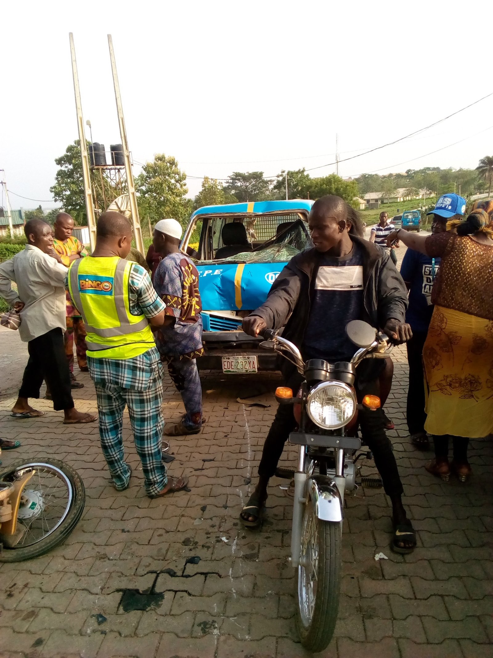 See The Terrible Ghastly Accident Inside Ede Poly That Happened Today (Photos)