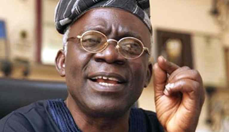 human rights lawyer, Femi Falana (SAN)