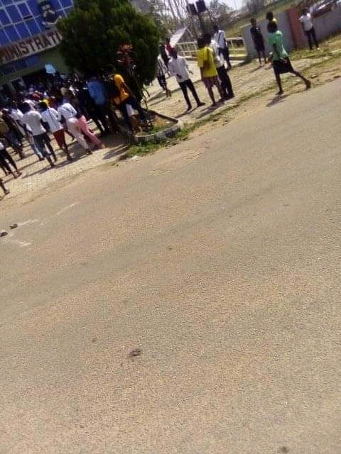 Ede Poly Dual Students Protesting