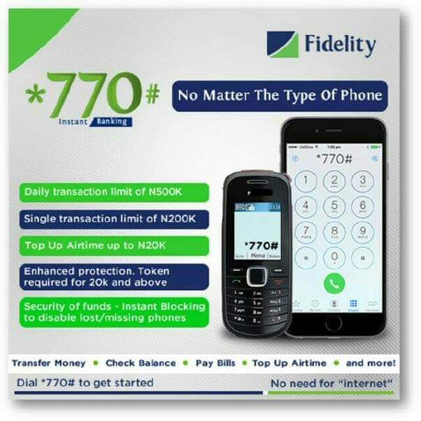 Fidelity Bank USSD Codes