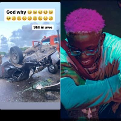 Victony Accident: Nigerian Rapper Involved In A Ghastly Car Crash