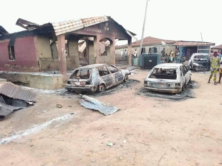 Igangan Attack: Many killed; palace, petrol station burnt in Oyo