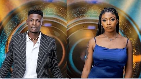 BBNaija 2021: Sammie And Angel Cuddle In Bed, Fans Reacts (Video)