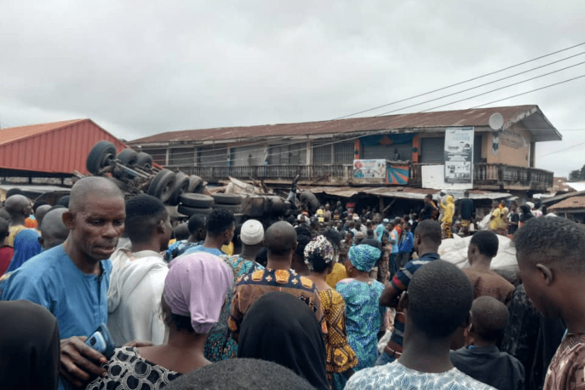 Many Killed As Gas Tanker Rams Into Market In Ibadan