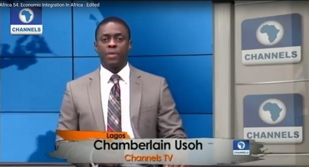 Channels TV presenters Chamberlain Usoh