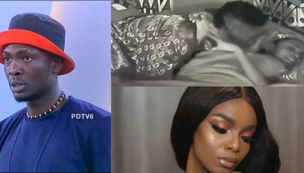 BBNaija S6: “I don’t want” – Peace shuns Sammie as he tries to kiss her before retiring to bed (Video)