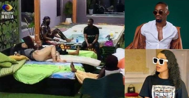 BBNaija: Nini, Saga spearhead gossip on how Queen once touched herself till she 'came' (Video)