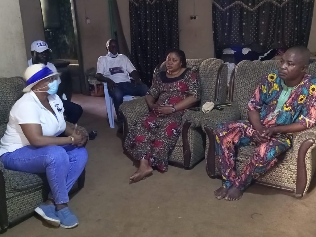 Hon Tolulope Akande Sadipe Itunus mum Mrs Babalola and Itunus father Mr Babalola