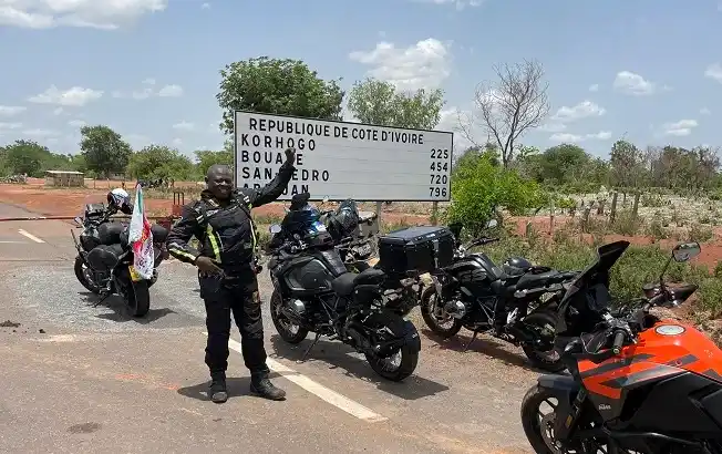 Kunle Adeyanju, London to Lagos Rider