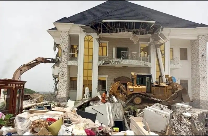 FHA: Why Tonto Dikeh’s ex, Prince Kpokpogri Abuja House Demolished