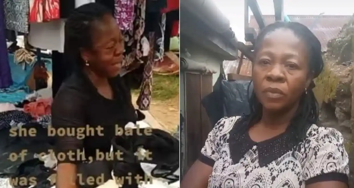 Woman Buy Tear Okirika