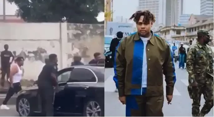 BNXN Fights Police Ikeja