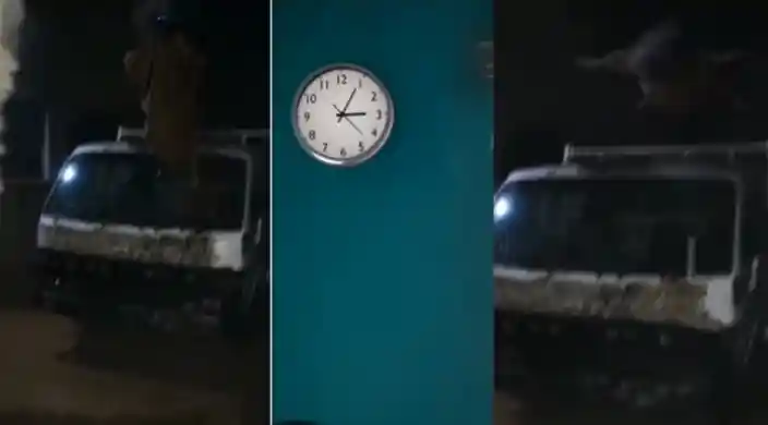 VIRAL VIDEO: Scary Moment Nigerian Couple Saw Witch Floating Outside Their House After Midnight