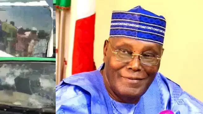 Atiku’s convoy riddled with bullets