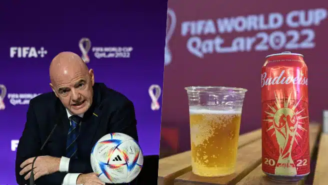 FIFA President speaks after Qatar banned beer