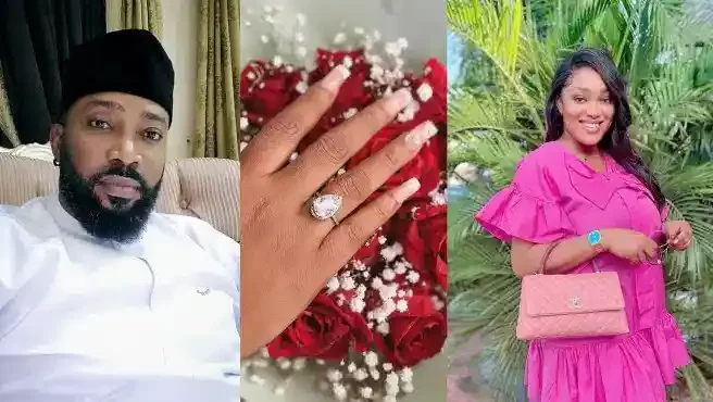 “I Said Yes” — Peggy Ovire Says As She Flaunts Engagement Ring (Photos)