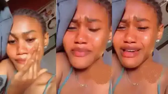 Lady cries bitterly after boyfriend of 5 years dumped