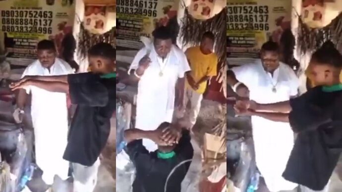 Native Doctor Punish Young Boy