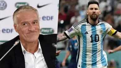 Didier Deschamps and Lionel Messi World Cup