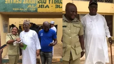 Former Taraba State Governor, Nyame Prison