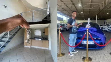 Young Man Buys House Car