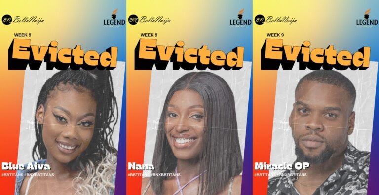 BBTitans: Miracle OP, Blue Aiva & Nana Evicted From Big Brother Titans
