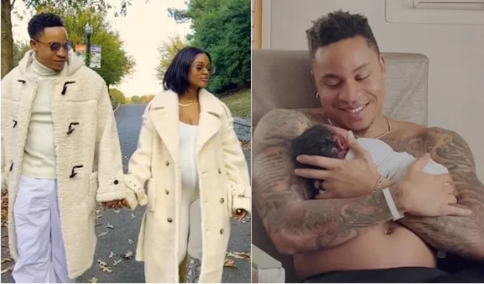 Nigerian-American singer and actor, Rotimi and his Tanzanian songstress wife, Vanessa Mdee