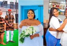 Nigerian man and his plus-sized bride