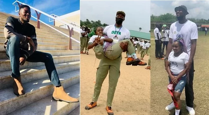Photos: Diminutive Lady Not My Girlfriend, She’s Chasing Clout – Ex-corper, Akande Phillip