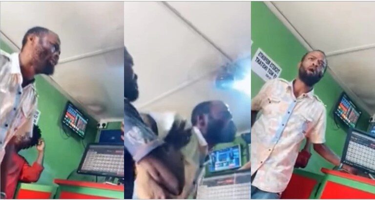 Man Beat Bet Shop Attendant