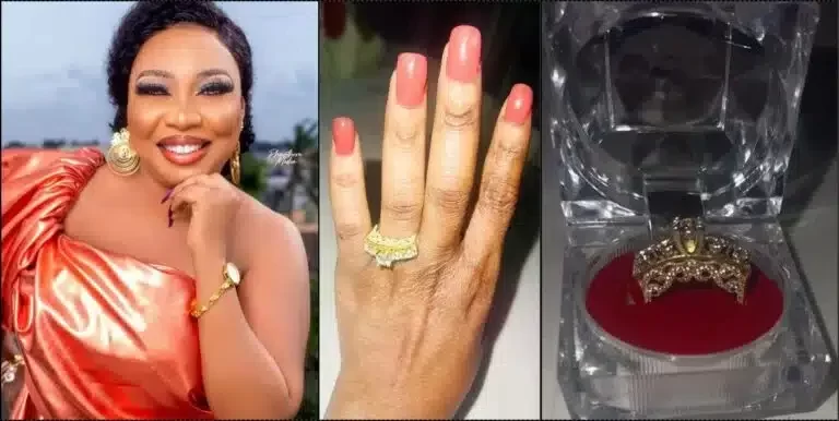 Nollywood actress, Bimpe Akintunde engaged