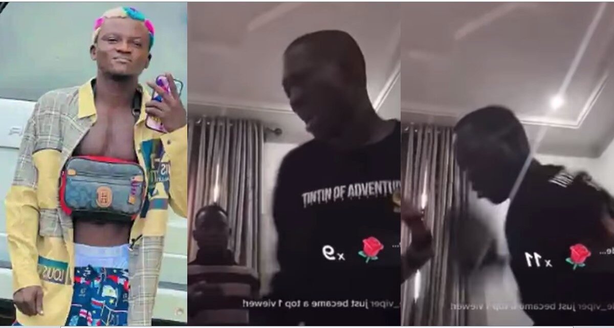 Moment DJ Chicken ‘Attacked’ Someone for Playing Portable’s Music At His Party (Video)
