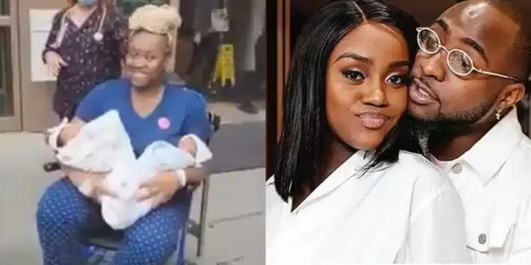 Chioma step out with newborn twins