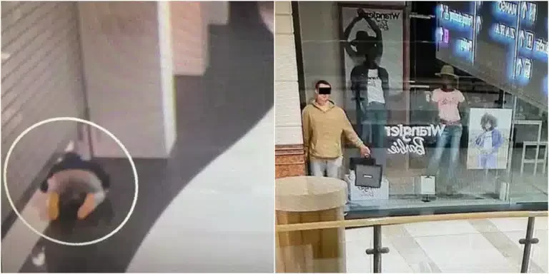 Man poses as mannequin