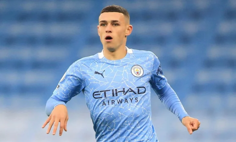 Manchester City star Phil Foden