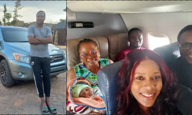 Nigerian Man gifts Mother-in-law New Car