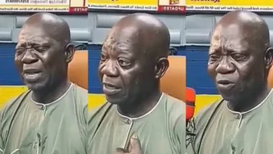 Nigerian man shares tearfully
