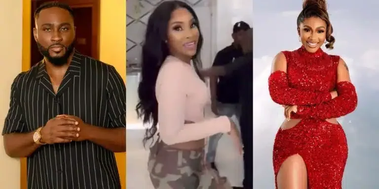 Pere flaunts mystery lady in Ghana