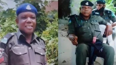 girl posts her late father who was a Policeman