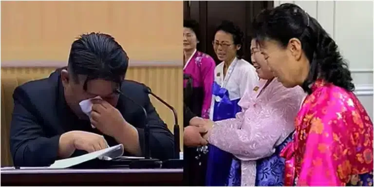 Kim Jong Un breaks down in tears
