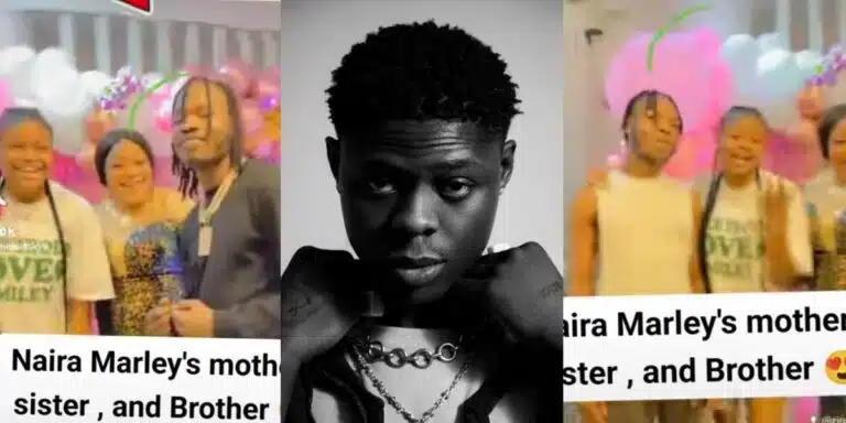 “Killer Family of Blood Suckers” – Reactions as Video of Naira Marley’s Mother, Brother and Sister Surfaces Online