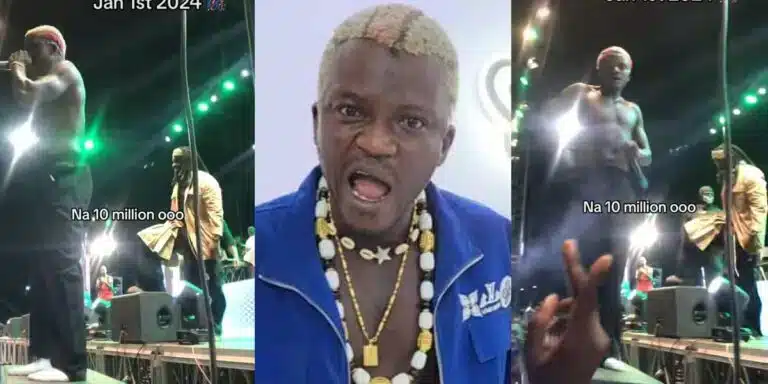 “Jan 1st 2024, I Wan Craze” – Portable Overjoyed as He Receives a Credit Alert of ₦10 Million from Timaya for Bayelsa Concert